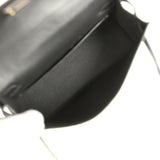 Hermes Kelly Sellier 20 "Cheval De Bois" Black and Multi Tadelakt Palladium Hardware - Thumbnail View 8