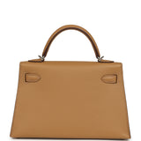 Hermes Kelly Sellier 20 Biscuit Epsom Palladium Hardware