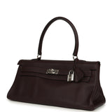 Vintage Hermes Shoulder Kelly 42 JPG Prune Clemence Palladium Hardware - Thumbnail View 5