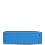 Hermes Kelly Sellier 20 Bleu Hydra Epsom Palladium Hardware