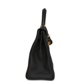 Hermes Kelly Retourne 32 Black Togo Gold Hardware - Thumbnail View 3