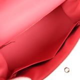 Pre-owned Hermes Kelly Sellier 28 Rose Azalee Epsom Palladium Hardware - Thumbnail View 8