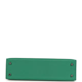 Hermes Kelly Sellier 20 Vert Vertigo Epsom Palladium Hardware
