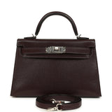 Hermes Kelly Sellier 20 Rouge Sellier Chevre Chamkila Palladium Hardware