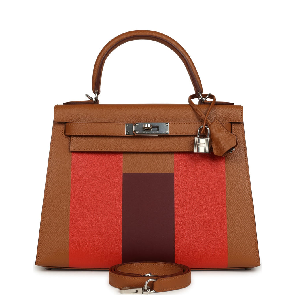 Pre-owned Hermes Kellygraphie Kelly Sellier 28 