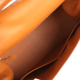 Pre-owned Hermes Kellygraphie Kelly Sellier 28 "Lettre H" Gold Epsom Palladium Hardware - Thumbnail View 8