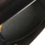 Hermes Kelly Sellier 25 Black Box Gold Hardware - Thumbnail View 8