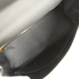 Pre-owned Hermes Kelly Retourne 32 Black Togo Gold Hardware