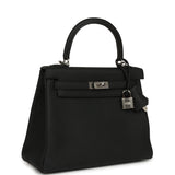 Hermes Kelly Retourne 25 Black Togo Palladium Hardware - Thumbnail View 2