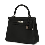 Hermes Kelly Retourne 25 Black Togo Palladium Hardware - Thumbnail View 5