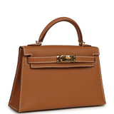 Pre-owned Hermes Kelly Sellier 20 Gold Epsom Gold Hardware - Thumbnail View 2