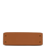 Pre-owned Hermes Kelly Sellier 20 Gold Epsom Gold Hardware - Thumbnail View 6