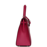 Hermes Kelly Sellier 25 Rose Poupre Madame Palladium Hardware - Thumbnail View 3