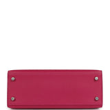 Hermes Kelly Sellier 25 Rose Poupre Madame Palladium Hardware - Thumbnail View 6