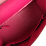 Hermes Kelly Sellier 25 Rose Poupre Madame Palladium Hardware - Thumbnail View 8
