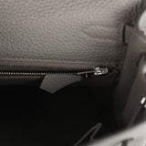 Hermes Kelly Retourne 25 Etain Togo Palladium Hardware - Thumbnail View 9