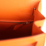 Hermes Kelly Sellier 28 Orange Epsom Gold Hardware - Thumbnail View 9