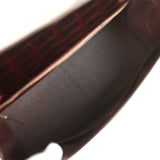 Pre-owned Hermes Kelly Sellier 32 Bordeaux Shiny Niloticus Crocodile Gold Hardware - Thumbnail View 8