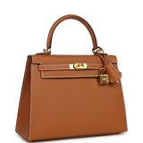 Hermes Kelly Sellier 25 Gold Epsom Gold Hardware - Thumbnail View 2