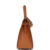 Hermes Kelly Sellier 25 Gold Epsom Gold Hardware - Thumbnail View 3