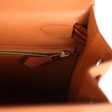 Hermes Kelly Sellier 28 Gold Madame and Miel Shiny Niloticus Crocodile Touch Gold Hardware