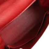 Vintage Hermes Kelly Retourne 32 Rouge H Chevre Mysore Palladium Hardware - Thumbnail View 8