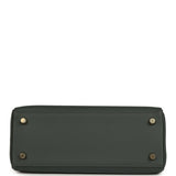 Hermes Kelly Retourne 25 Vert Mangrove Swift Permabrass Hardware