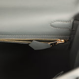 Hermes Kelly Retourne 25 Vert Mangrove Swift Permabrass Hardware