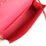 Hermes Kelly Sellier 20 Rose Extreme Matte Alligator Palladium Hardware