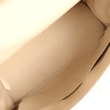 Pre-owned Hermes Kelly Retourne 32 Craie Togo Palladium Hardware