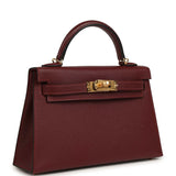 Hermes Kelly Sellier 20 Rouge H Madame Gold Hardware