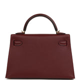 Hermes Kelly Sellier 20 Rouge H Madame Gold Hardware