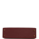 Hermes Kelly Sellier 20 Rouge H Madame Gold Hardware