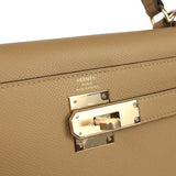 Hermes Kelly Sellier 28 Poussiere Epsom Permabrass Hardware