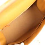 Pre-owned Hermes Kelly Sellier 28 Sesame Epsom Gold Hardware - Thumbnail View 8