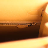 Pre-owned Hermes Kelly Sellier 28 Sesame Epsom Gold Hardware - Thumbnail View 9