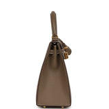 Hermes Kelly Sellier 25 Etoupe Epsom Gold Hardware - Thumbnail View 3