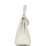 Hermes Kelly Retourne 28 New White Evercolor Palladium Hardware - Thumbnail View 3