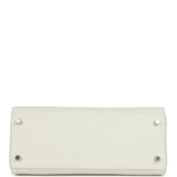 Hermes Kelly Retourne 28 New White Evercolor Palladium Hardware - Thumbnail View 6