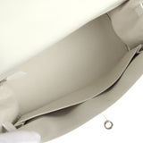 Hermes Kelly Retourne 28 New White Evercolor Palladium Hardware - Thumbnail View 8