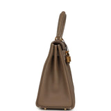 Hold Hermes Kelly Retourne 28 Etoupe Togo Gold Hardware - Thumbnail View 3