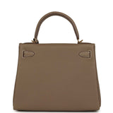 Hold Hermes Kelly Retourne 28 Etoupe Togo Gold Hardware - Thumbnail View 4