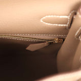 Hold Hermes Kelly Retourne 28 Etoupe Togo Gold Hardware - Thumbnail View 9