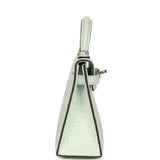 Hermes Kelly Sellier 20 Vert Peppermint Matte Alligator Palladium Hardware - Thumbnail View 3
