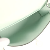 Hermes Kelly Sellier 20 Vert Peppermint Matte Alligator Palladium Hardware - Thumbnail View 8