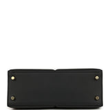 Hermes Padded Kelly Sellier 25 Black Swift Gold Hardware - Thumbnail View 6