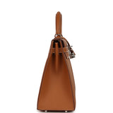 Hermes Kelly Sellier 32 Gold Epsom Palladium Hardware - Thumbnail View 3