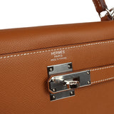 Hermes Kelly Sellier 32 Gold Epsom Palladium Hardware - Thumbnail View 7