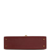 Hermes Kelly Sellier 20 Rouge H Madame Gold Hardware - Thumbnail View 6