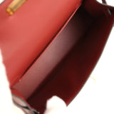 Hermes Kelly Sellier 20 Rouge H Madame Gold Hardware - Thumbnail View 7